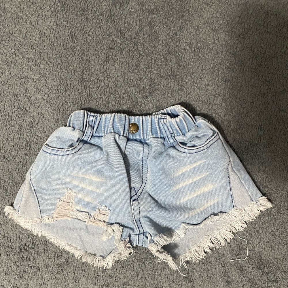 Cute short jean pants for girls